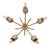 Brass Tulip Ceiling Lamp from Koch & Sons, 1960s For Sale