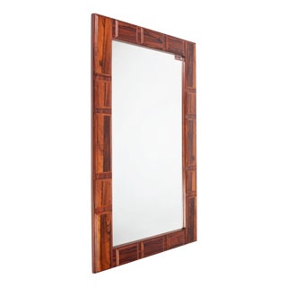 Mirror with Rosewood Frame by GT Atalje, 1950s For Sale
