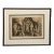 Engraving of an Ancient Scene, Italy Circa 1820 For Sale