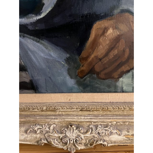1940s Portrait of the Actor Robert Keith Painted by Edward G. Robinson For Sale - Image 9 of 10
