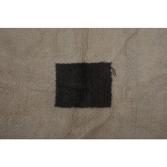 Vintage Angora Wool Turkish Shaggy Rug 3'3'' X 4'5'' For Sale - Image 6 of 11