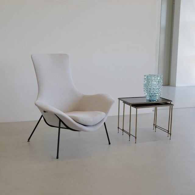 1950s Lounge Chair by Augusto Bozzi for Saporiti, 1954 For Sale - Image 5 of 6