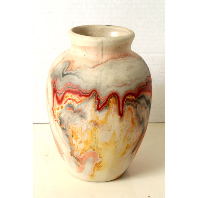 Nemadji Vases Grouping for Color and Mid-Century American Aesthetics – 7" For Sale - Image 16 of 17