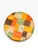 Italian Vintage Italian Hand-Painted Metal Patchwork Drum Stool / Side Table For Sale - Image 3 of 11