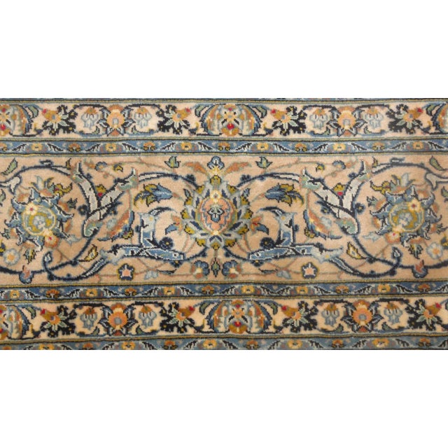 1970s 1970's Persian Kork Kashan- 10′ × 16′ For Sale - Image 5 of 9