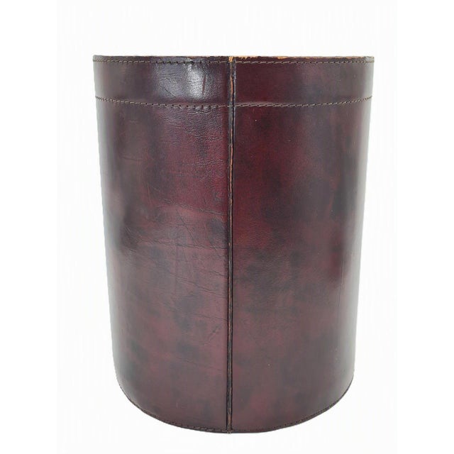 Leather Wastebasket by Hauler, Germany, 1970s For Sale - Image 12 of 12