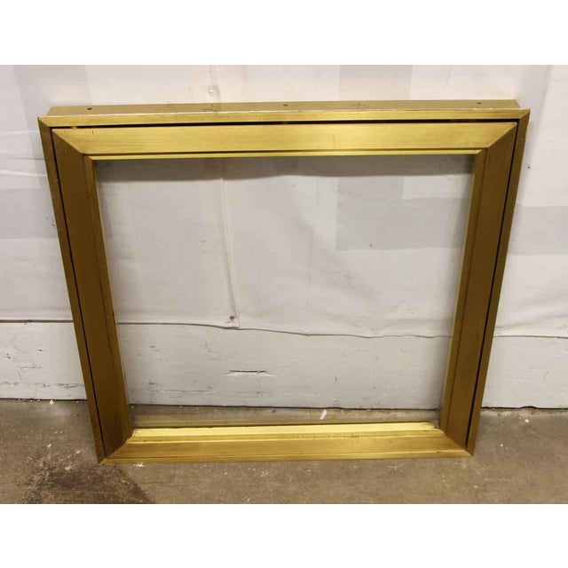 Recessed Brass Display Case With Bulletproof Glass Chairish
