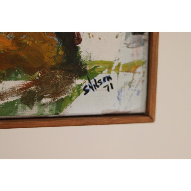 S. Nilsen, Figure Composition, 1971, Oil on Canvas, Framed For Sale - Image 4 of 18