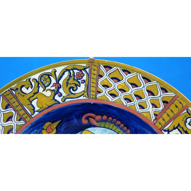 Antique Italian Lustreware Plate, 1800s For Sale - Image 16 of 18