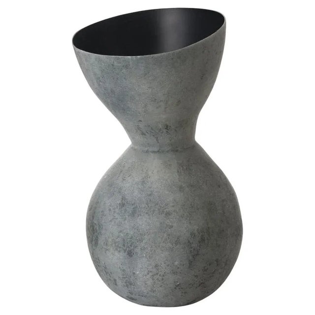 Olive Incline Vase 49 by Imperfettolab For Sale - Image 8 of 8