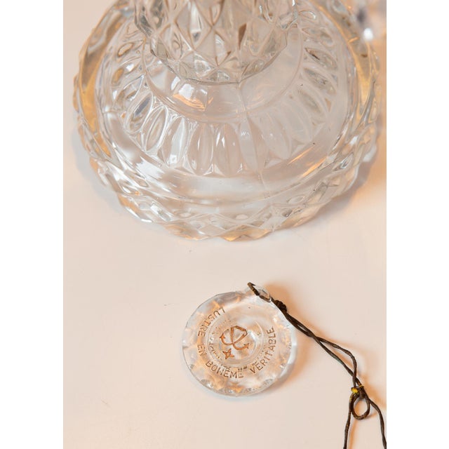 Czech Crystal Girandole Table Lamp, 1970s For Sale - Image 4 of 10
