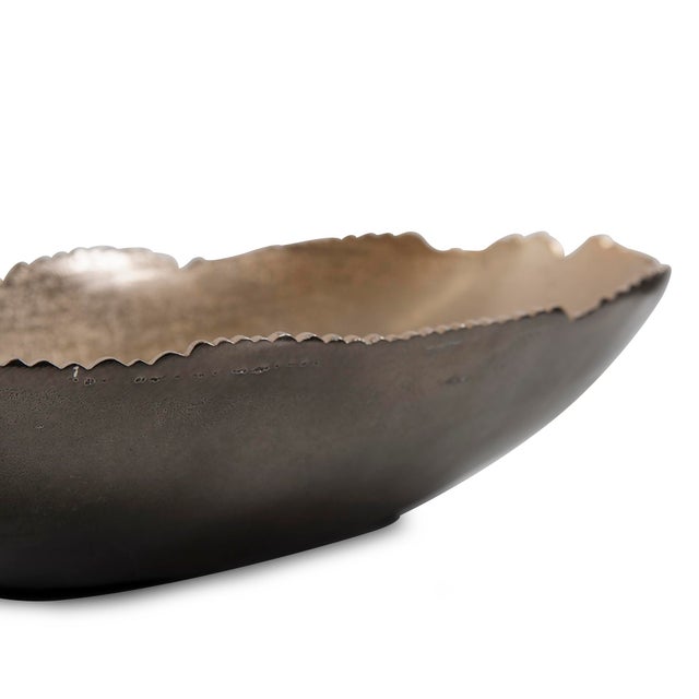 2020s The Baniff Jagged Edged Oval Bowl For Sale - Image 5 of 10