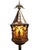 Spanish Revival 1920s Cast Bronze Spanish Revival Floor Lamp With Original Crackle Glass #2613 For Sale - Image 3 of 8