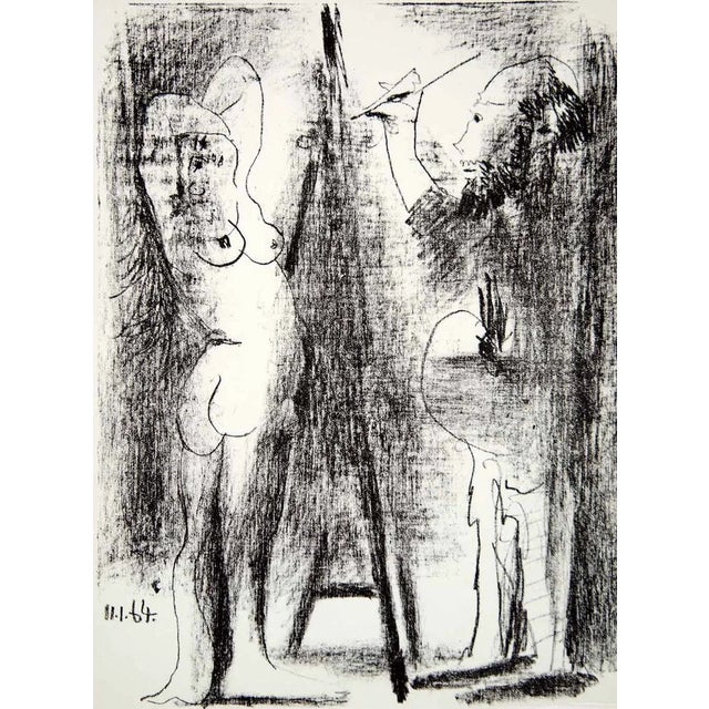 Title: Le Peintre et son Modele Artist: Pablo Picasso Country: France Medium: Original Lithograph Marks: Not signed, Not...