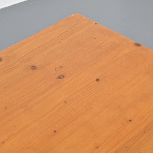 Pine Dining Table for Les Arcs, France, 1970s For Sale - Image 6 of 13