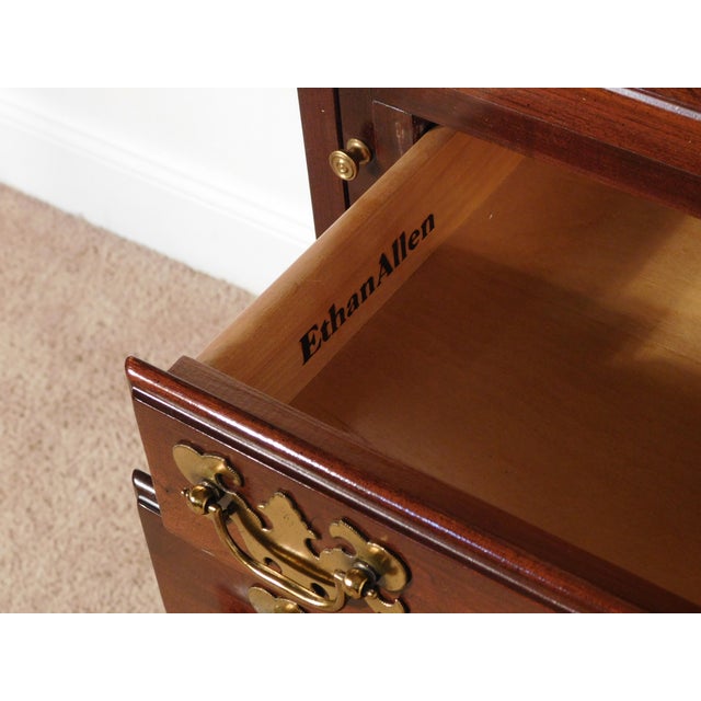 ETHAN ALLEN Georgian Court 2 Piece Cherry Locking Secretary Desk This ETHAN ALLEN Georgian Court 2 Piece Cherry Locking...
