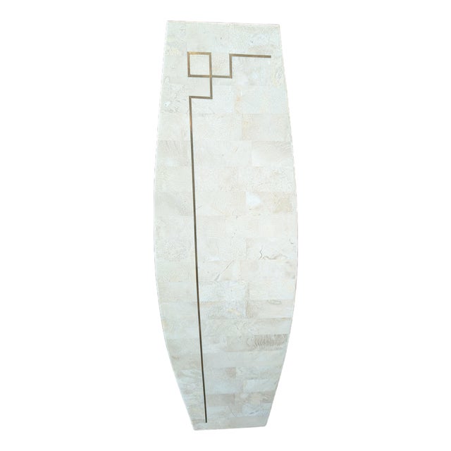 Vintage Tessellated Stone Pedestal For Sale