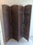 1980s Wicker Rattan Room Divider 4 Panel Dark Color For Sale - Image 5 of 6