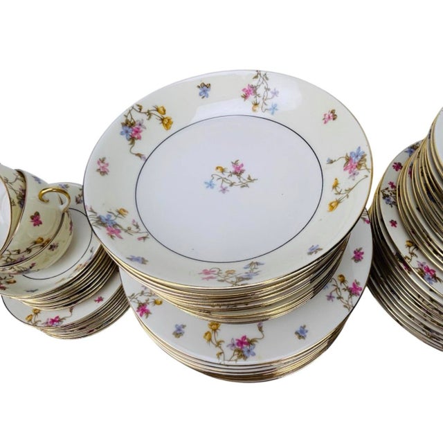 1960s Jean Pouyat Limoges Porcelain Dinnerware - 96 pcs For Sale In Miami - Image 6 of 12