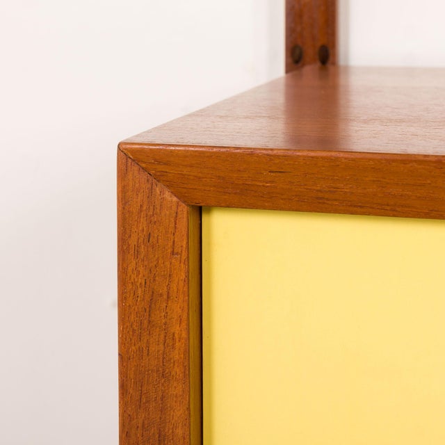 Vintage Danish Teak Wall Unit by Poul Cadovius for Cado, 1960s For Sale - Image 12 of 18