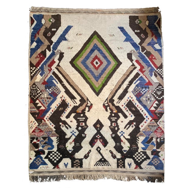 13' X 7' Large Moroccan Rug For Sale - Image 9 of 9