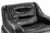 Animal Skin Vintage Black Leather Lounge Armchair, Italy, 1970s For Sale - Image 7 of 8