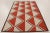 This 6x9 contemporary Scandinavian flatweave is handwoven in wool and features a bold rhythmic zigzag of interlocking...