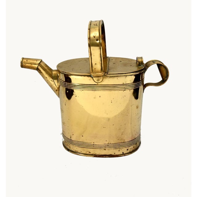 Antique Victorian Brass Watering Can, 1880s For Sale - Image 3 of 8