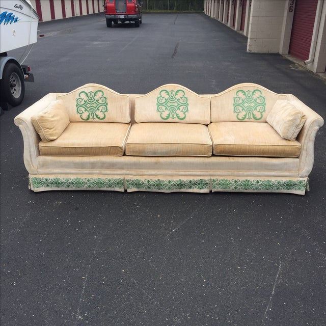 Vintage Highland House of Hickory Velvet Sofa Chairish