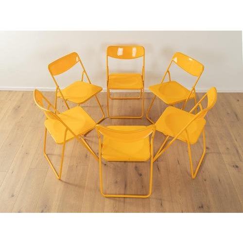 Ted Folding Chairs from Niels Gammelgaard, Set of 6 For Sale - Image 11 of 11