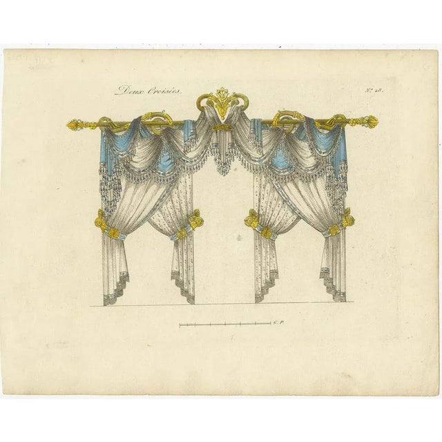 Osmont, Various Draperies, 1820, Paper, Set of 11 For Sale - Image 12 of 14