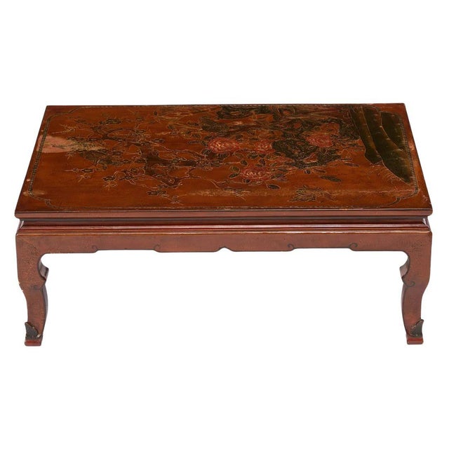 Chinese Chinese Coromandel Style Coffee Table For Sale - Image 3 of 4