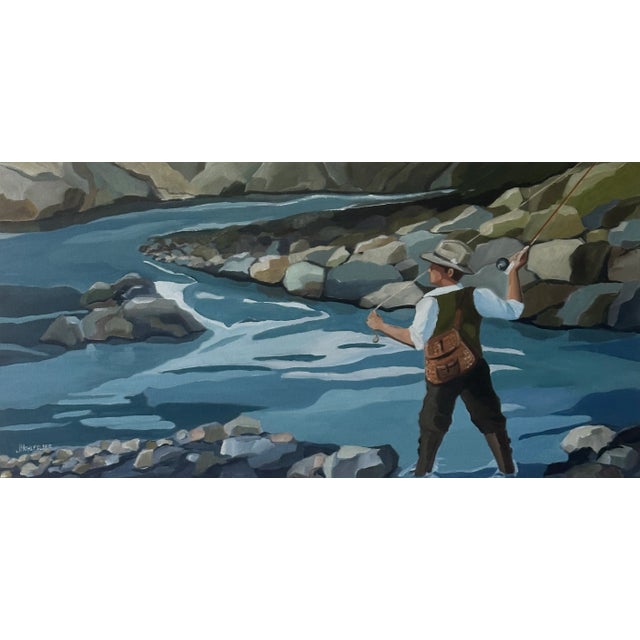 "Wading" : Original Oil Painting by Jennifer Hohlfelder For Sale