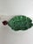 1980s Charming Portuguese Majolica Green Leaf Dish With Radish Handle For Sale - Image 5 of 5