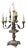 19th Century Italian Wood and Gesso Candelabra, Electrified For Sale