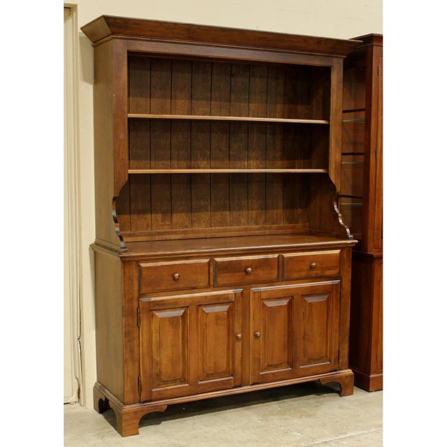 Nichols & Stone Late 20th Century Nichols & Stone Buffet W/Hutch For Sale - Image 4 of 6