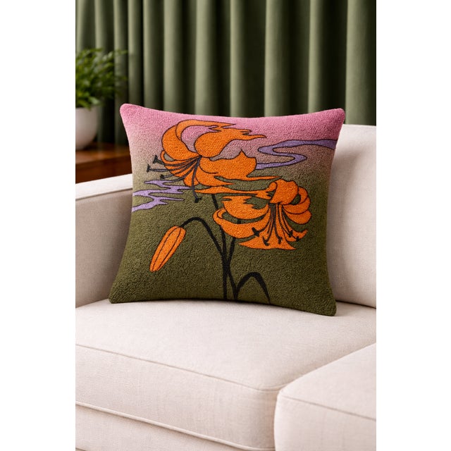 2020s Exquisite Luxury Arts & Crafts Sofa Cushions – 1920s Design Cushion Cover With Insert For Sale - Image 5 of 5