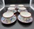 Vintage Japanese tea set from the early 1900s, produced in the Hizen area, including a teapot, creamer, sugar bowl, 6...