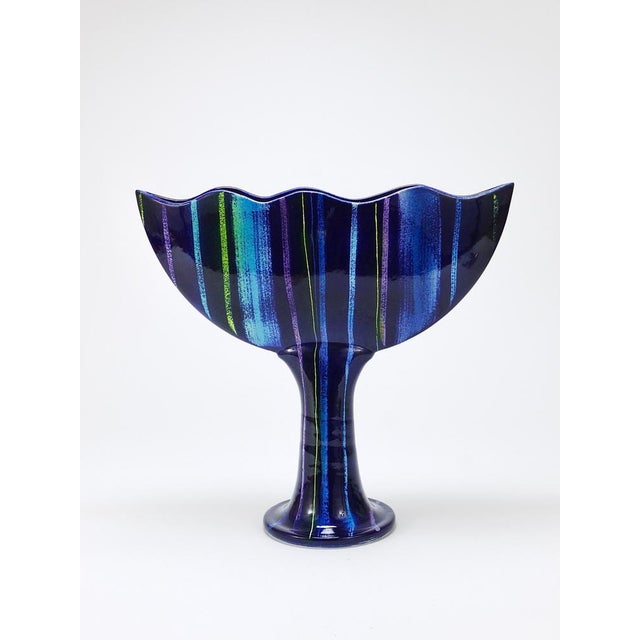 Blue Large Vintage Pottery Vase by Jesper Packness, 2000 For Sale - Image 8 of 15