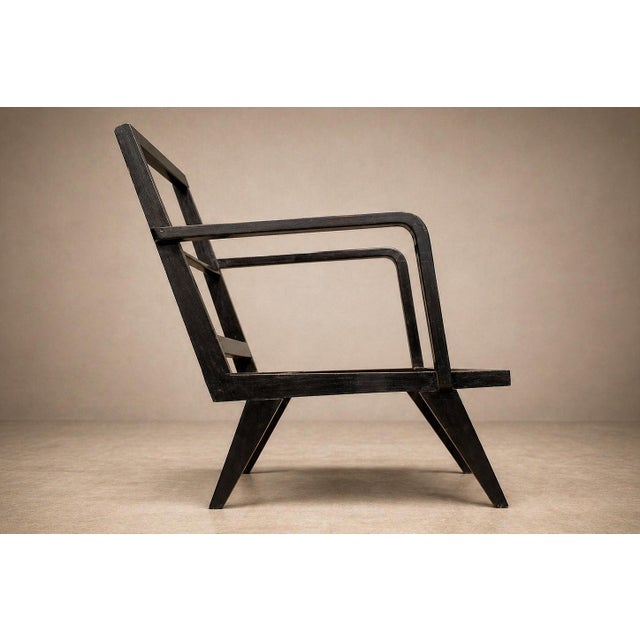 Brazilian Modern Armchair in Hardwood and Bouclé, Unknown, Brazil, 1960s For Sale - Image 15 of 18