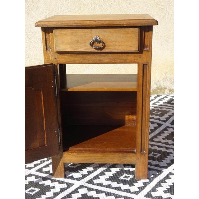 Small Oak One-Door Jam Buffet, 1970s For Sale - Image 14 of 18