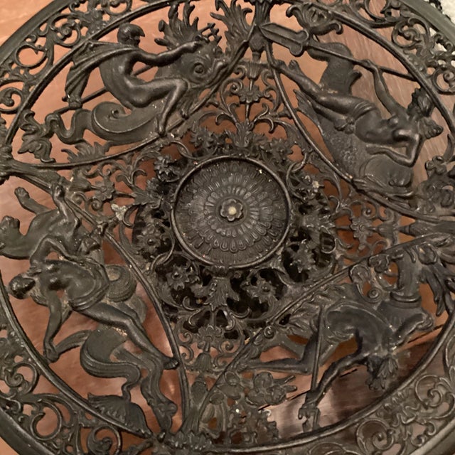 Mid 20th Century Italian Laser Cut Iron Bowl For Sale In Atlanta - Image 6 of 12