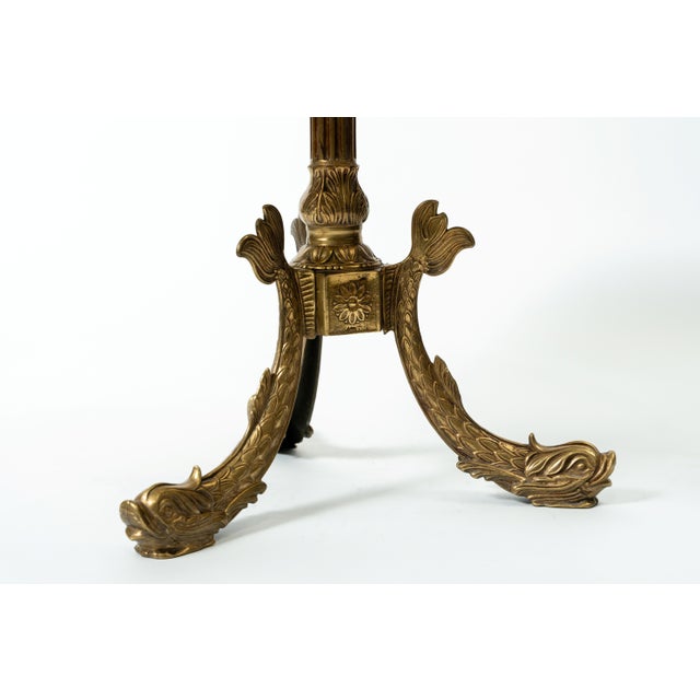 Hollywood Regency Koi Brass Coffee Table, 1970s For Sale - Image 6 of 9