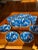 Kim Seybert Cobalt and White Chinoiserie Melamine Luncheon Set - 9 Pieces For Sale In New York - Image 6 of 12