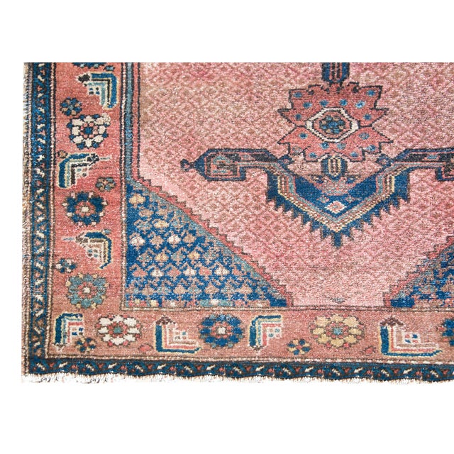 Persian Early 20th Century Persian Hamadan Rug For Sale - Image 3 of 15