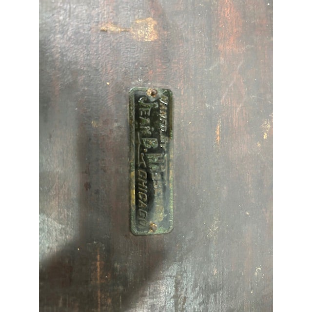 1920s Antique Jean B Hassewer Tiered Side Table For Sale - Image 9 of 9