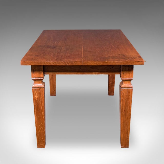 Traditional Antique Four Seater Dining Table, English Walnut, Kitchen Diner, Edwardian, 1910 For Sale - Image 3 of 12