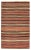 Textile Mid 20th Century Striped Vintage Turkish Kilim Rug For Sale - Image 7 of 7