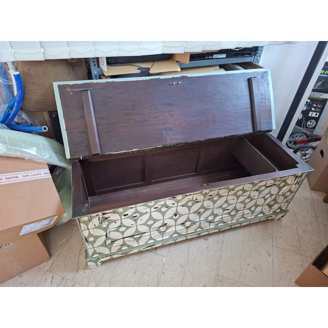 Vintage Andalusian Wooden Chest, 1960 For Sale - Image 11 of 17