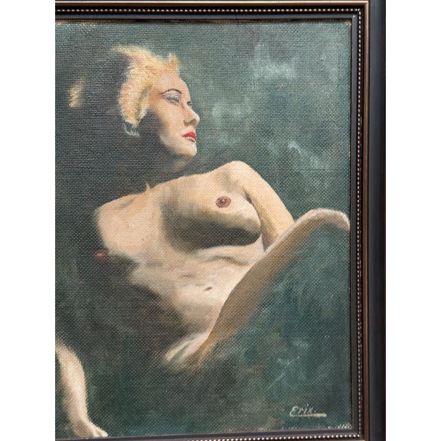 Erix, Nude Female Study, Oil Painting on Panel, Framed For Sale - Image 6 of 18